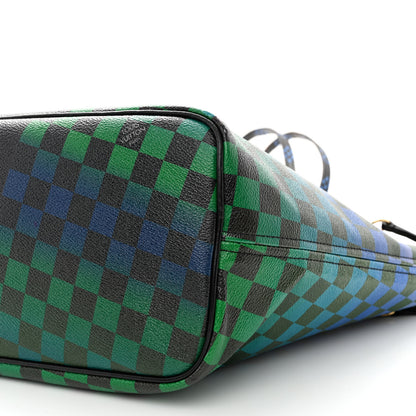 Louis Vuitton Damier Race Neverfull MM Noir Rouge 12 of 16