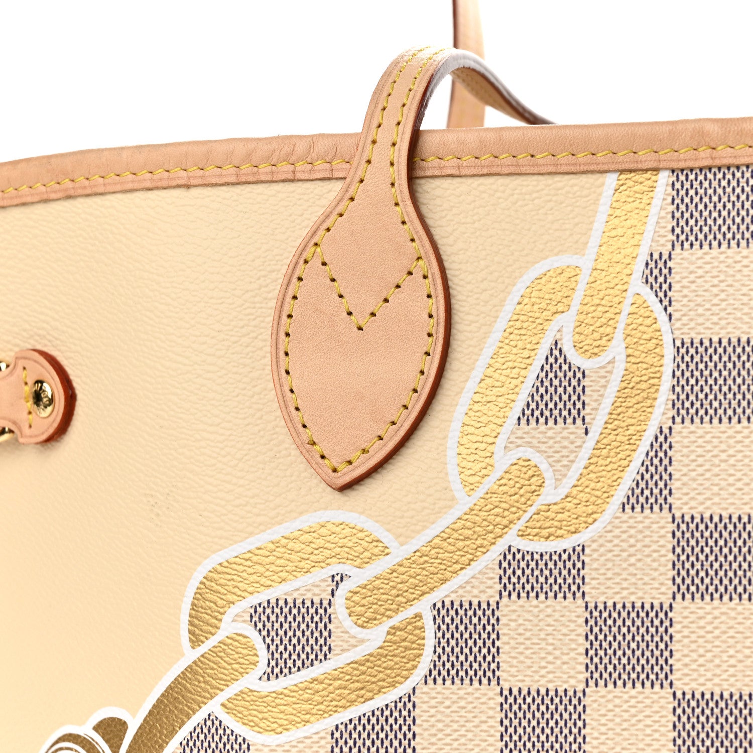 Louis Vuitton Damier Azur Nautical Neverfull MM 12 of 12