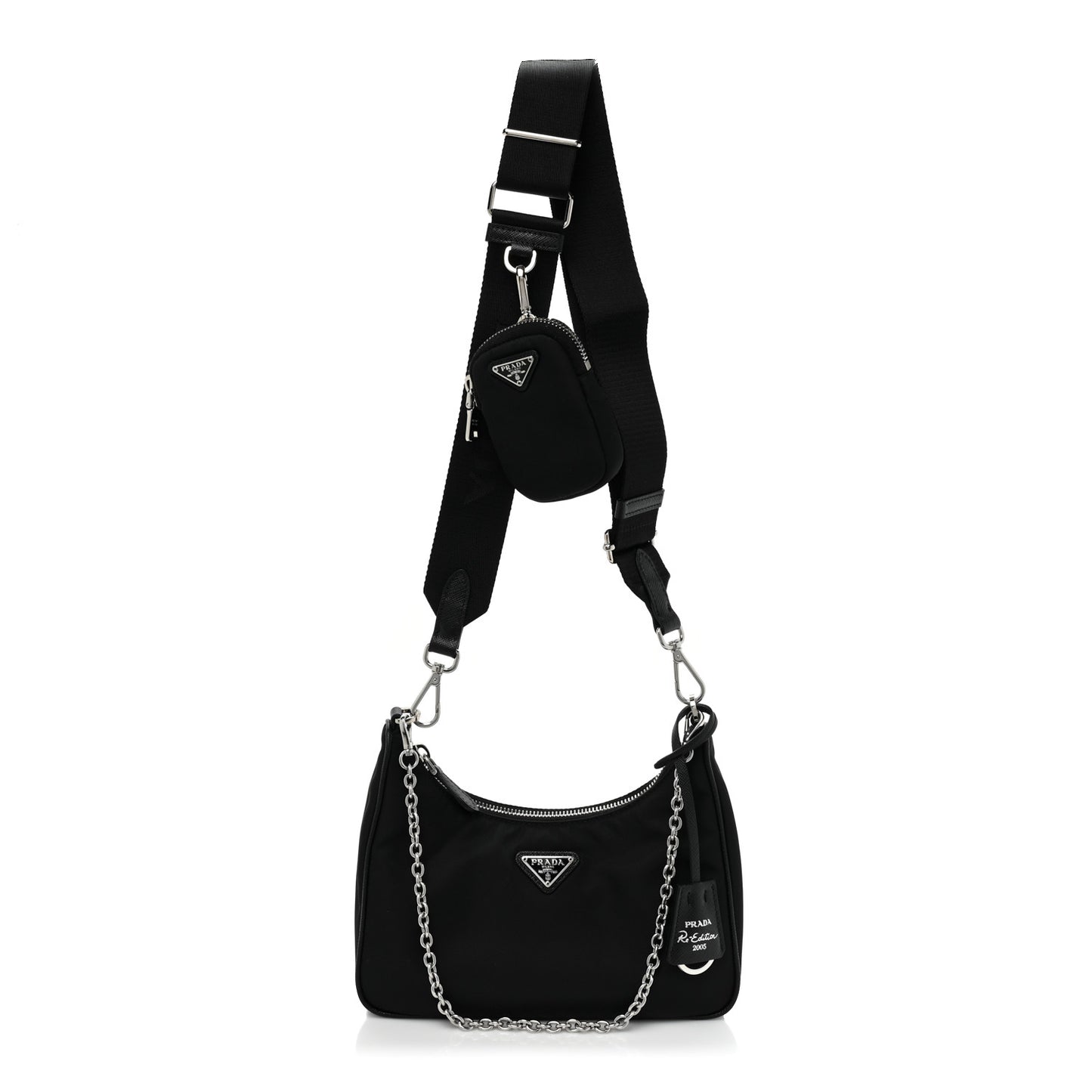 Nylon Re-Edition 2005 Shoulder Bag Black