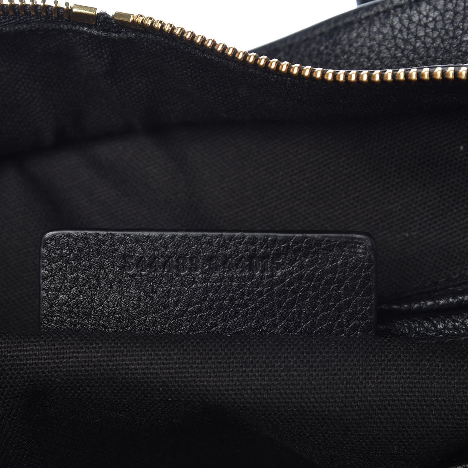 Alexander McQueen Pebbled Calfskin Small Skull Padlock Zip Around Tote Black 9 of 9