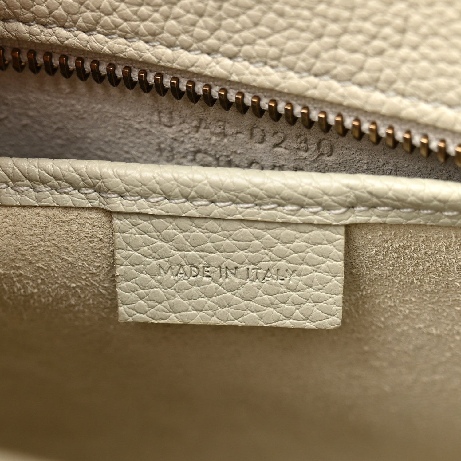 Celine Drummed Calfskin Nano Luggage Vert D'eau 7 of 11