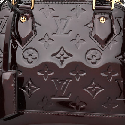 Louis Vuitton Vernis Alma BB Amarante 8 of 10