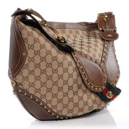 Gucci Monogram Pelham Messenger Shoulder Bag Ebony 3 of 7