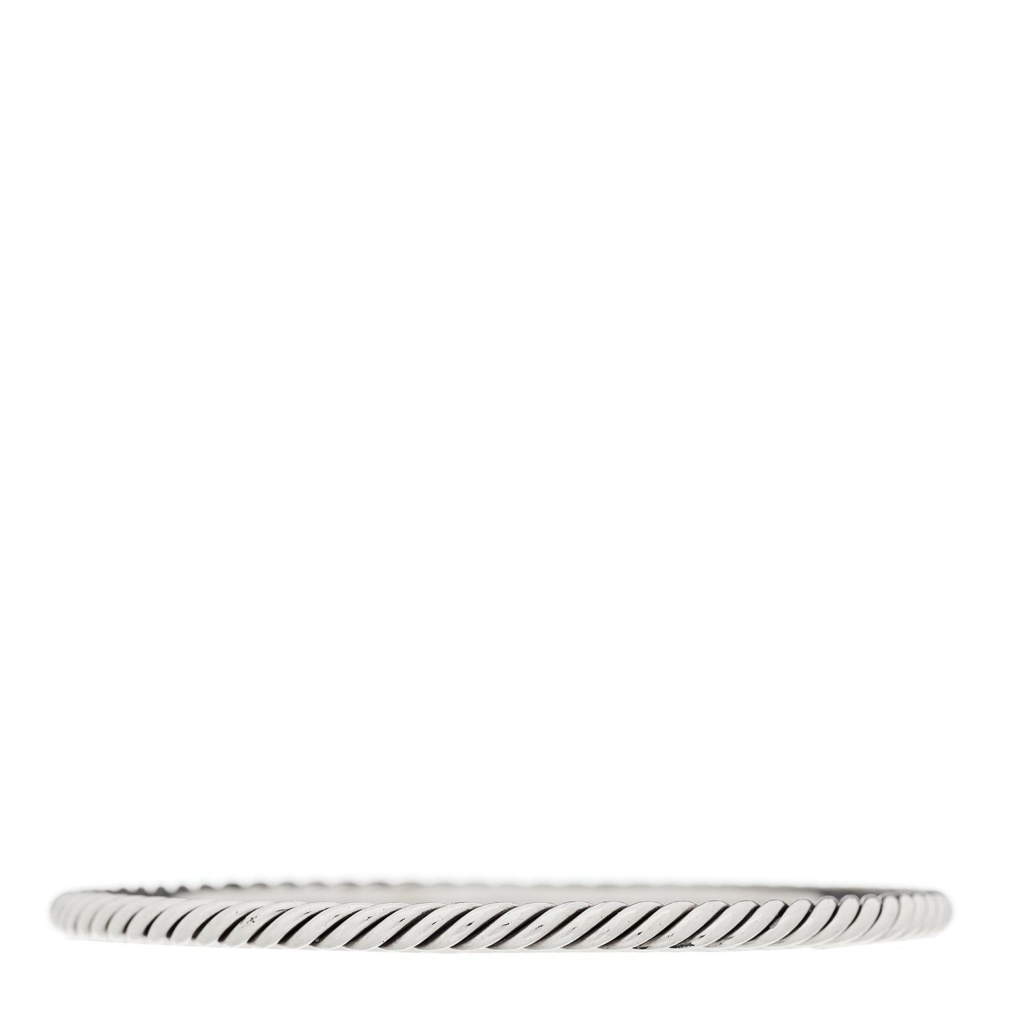Sterling Silver 3.5mm Cable Classics Bangle Bracelet