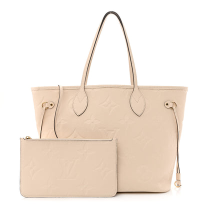 Louis Vuitton Empreinte Monogram Giant Neverfull MM Cream 1 of 12