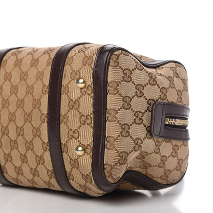 Gucci Monogram Small Boston Dark Brown 7 of 10