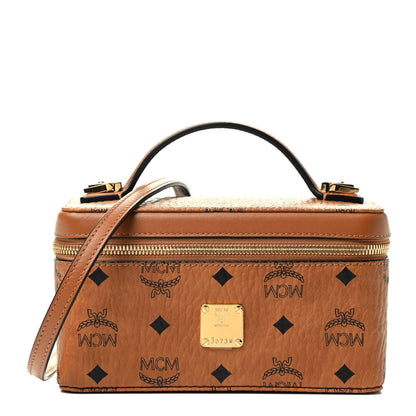 MCM Visetos Rockstar Vanity Case Cognac 1 of 8
