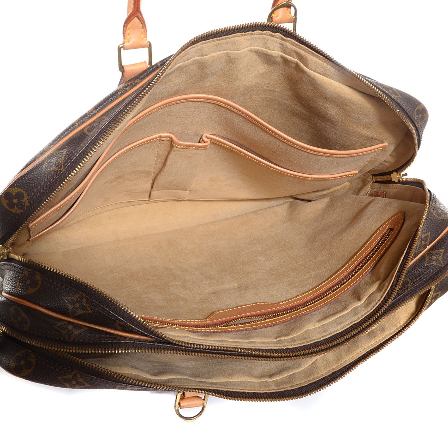 Louis Vuitton Monogram Porte-Documents Voyage Briefcase 2 Compartments 5 of 7