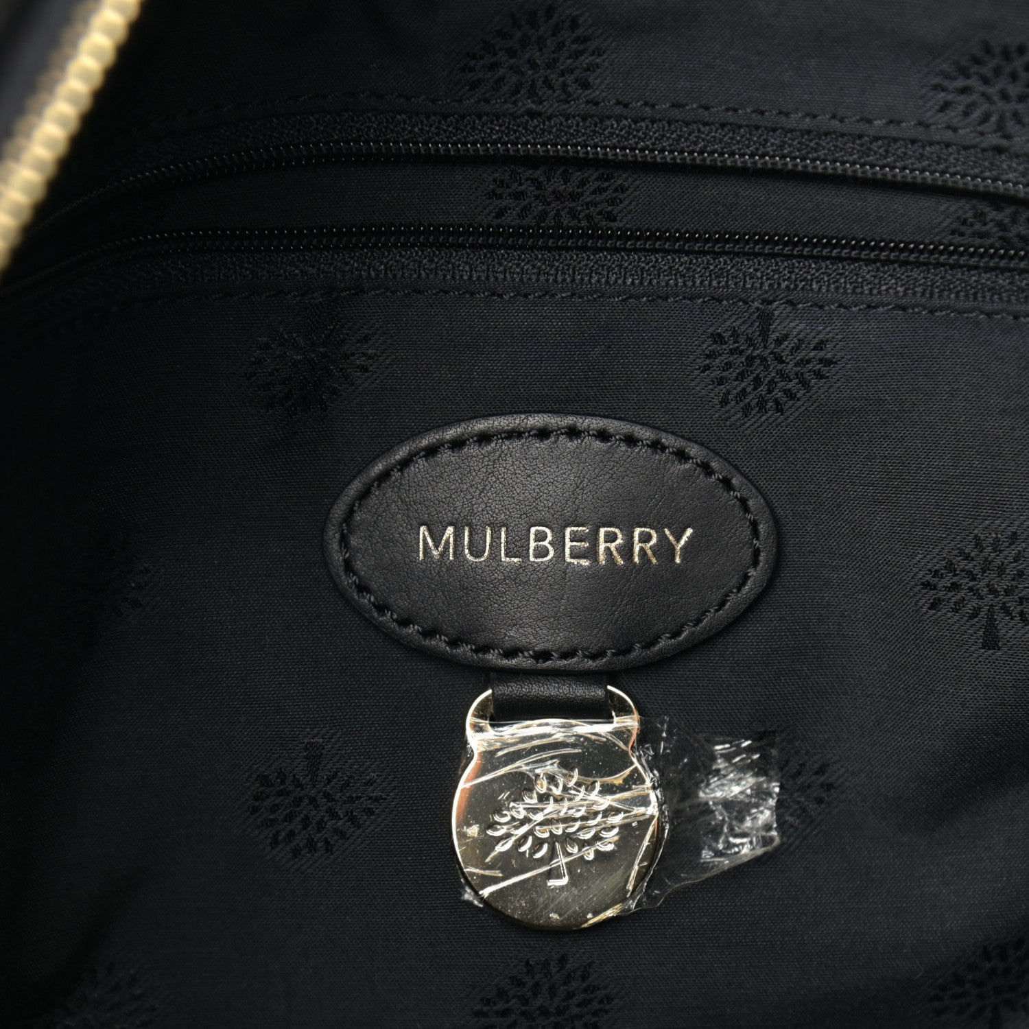 Mulberry Calfskin Suede Maisie Clipper Satchel Black 6 of 15