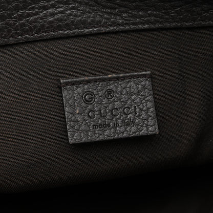 Gucci Monogram Dollar Calfskin O Drawstring Backpack Beige Ebony Testa di Moro Dark Chocolate 6 of 12