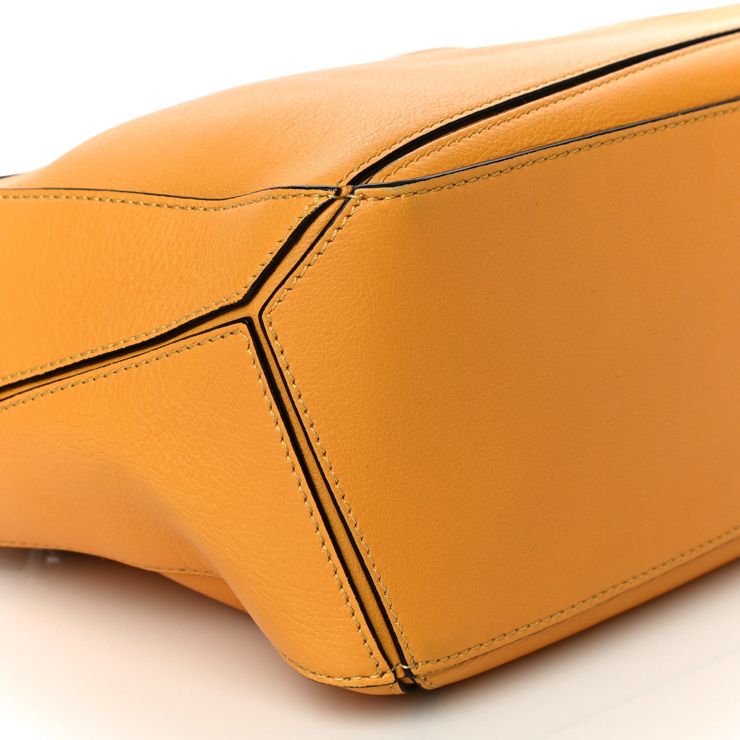 Loewe Calfskin Small Puzzle Bag Narcisus Yellow 8 of 9
