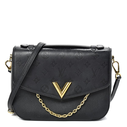 Louis Vuitton Calfskin Monogram Very Messenger Black 1 of 15