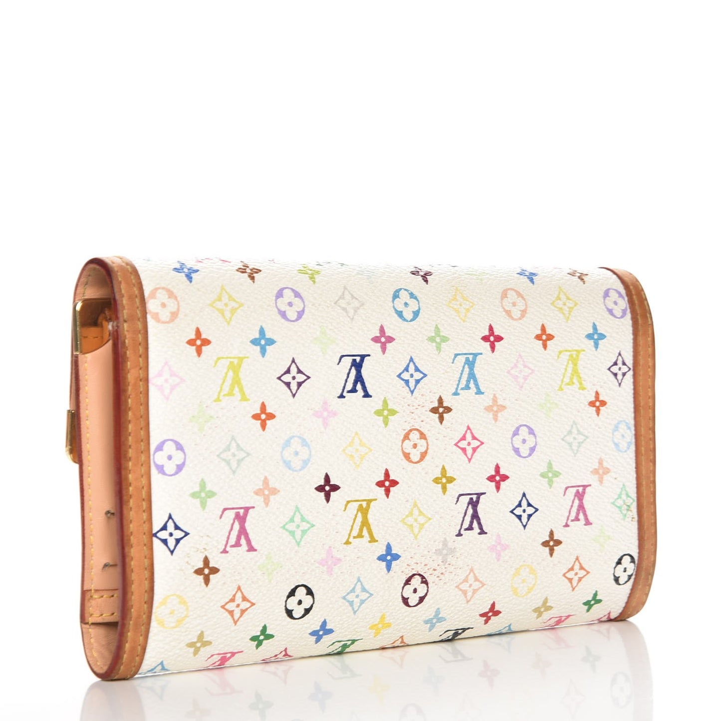 Monogram Multicolor Porte Tresor International Wallet White