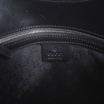 Gucci Canvas Reins Hobo Black 6 of 7