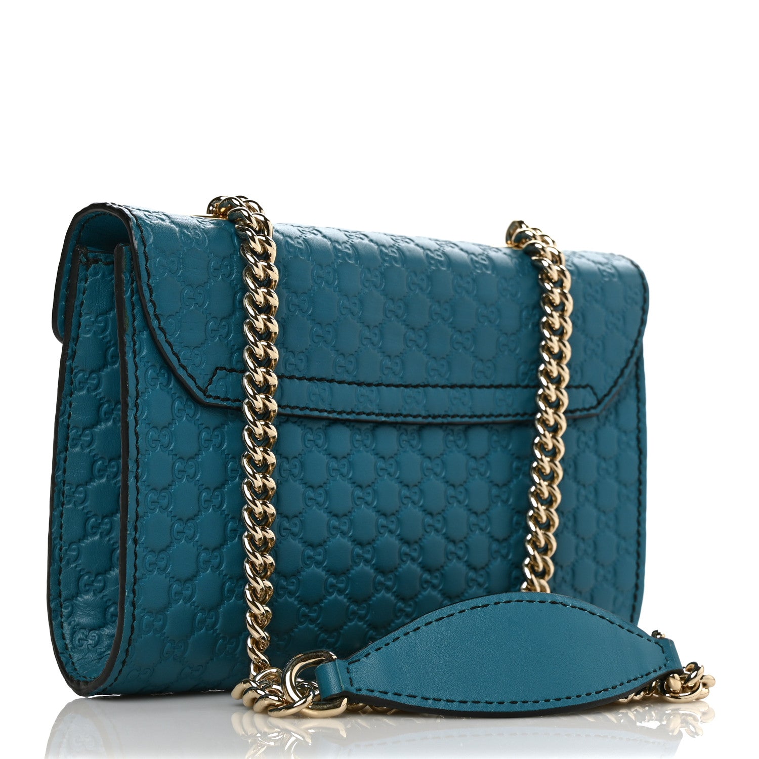 Gucci Microguccissima Mini Emily Shoulder Bag Deep Cobalt 3 of 9