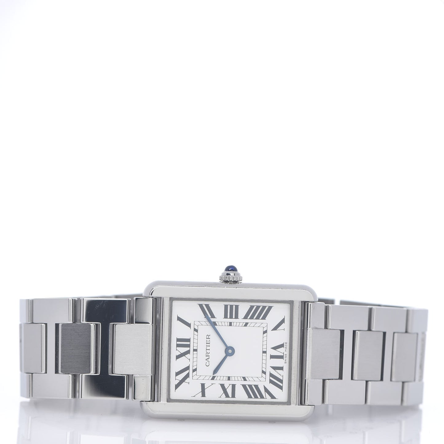Stainless Steel 27mm Tank Solo Quartz Watch