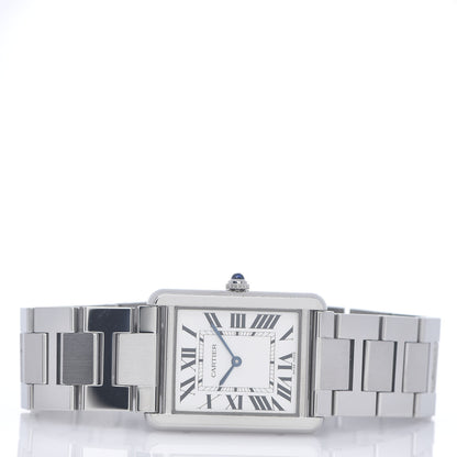 Cartier Stainless Steel 27mm Tank Solo Quartz Watch 2 of 7