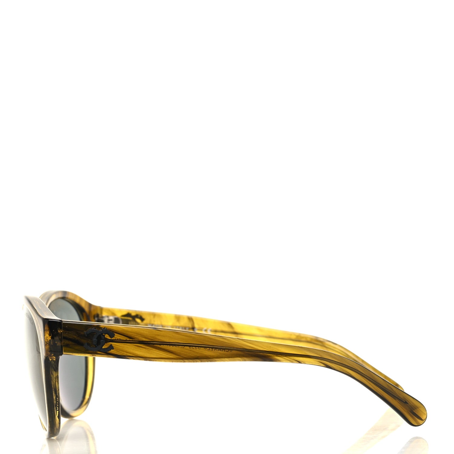 Chanel Acetate Pantos Fall CC Sunglasses 5359 Green Grey 4 of 8