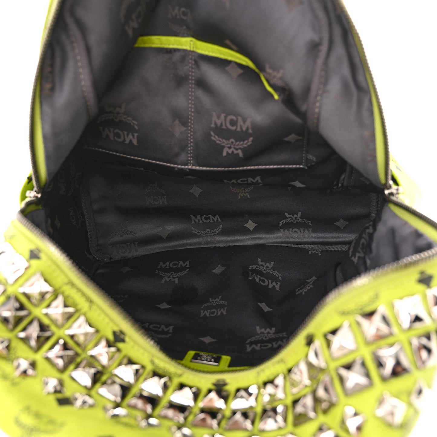 Visetos Crown Stud Medium Stark Backpack Green