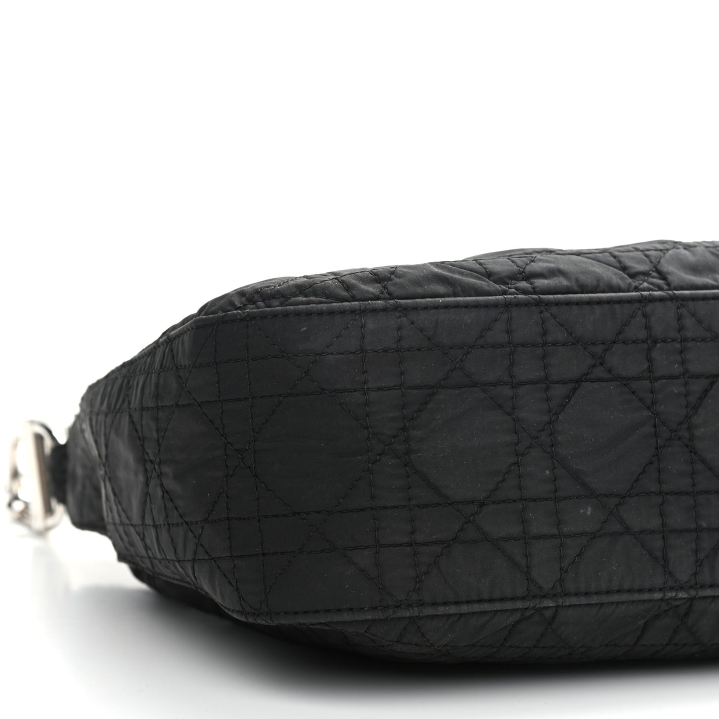 Nylon Cannage Shoulder Bag Black