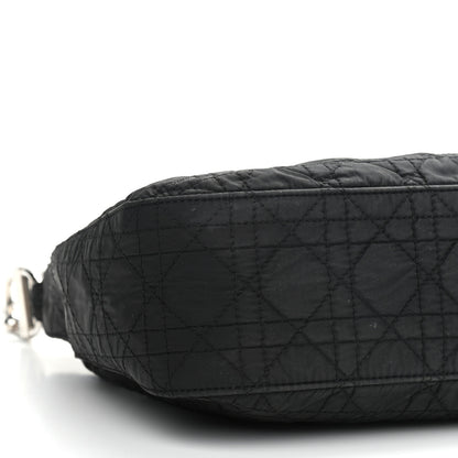 Christian Dior Nylon Cannage Shoulder Bag Black 8 of 12