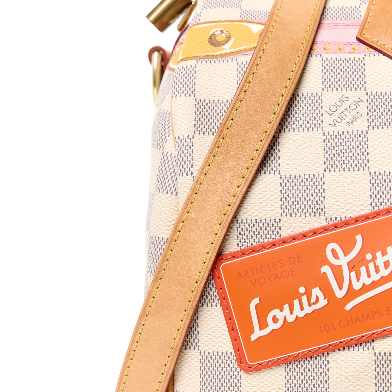 Louis Vuitton LOUIS VUITTON Damier Azur Summer Trunks Speedy Bandouliere 30 12 of 14