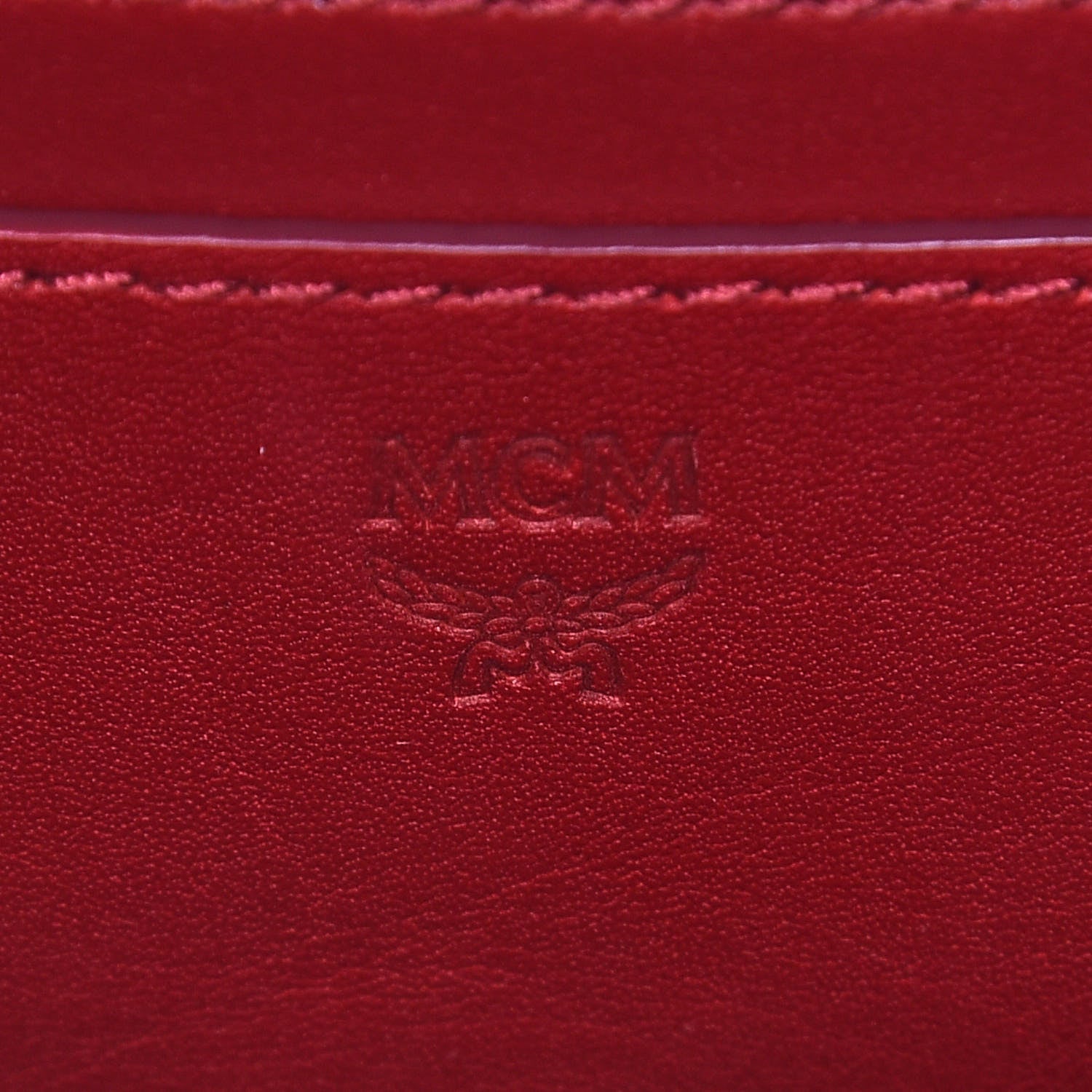 MCM Velvet Swarovski Crystal Bebe Boo Backpack Viva Red 6 of 10
