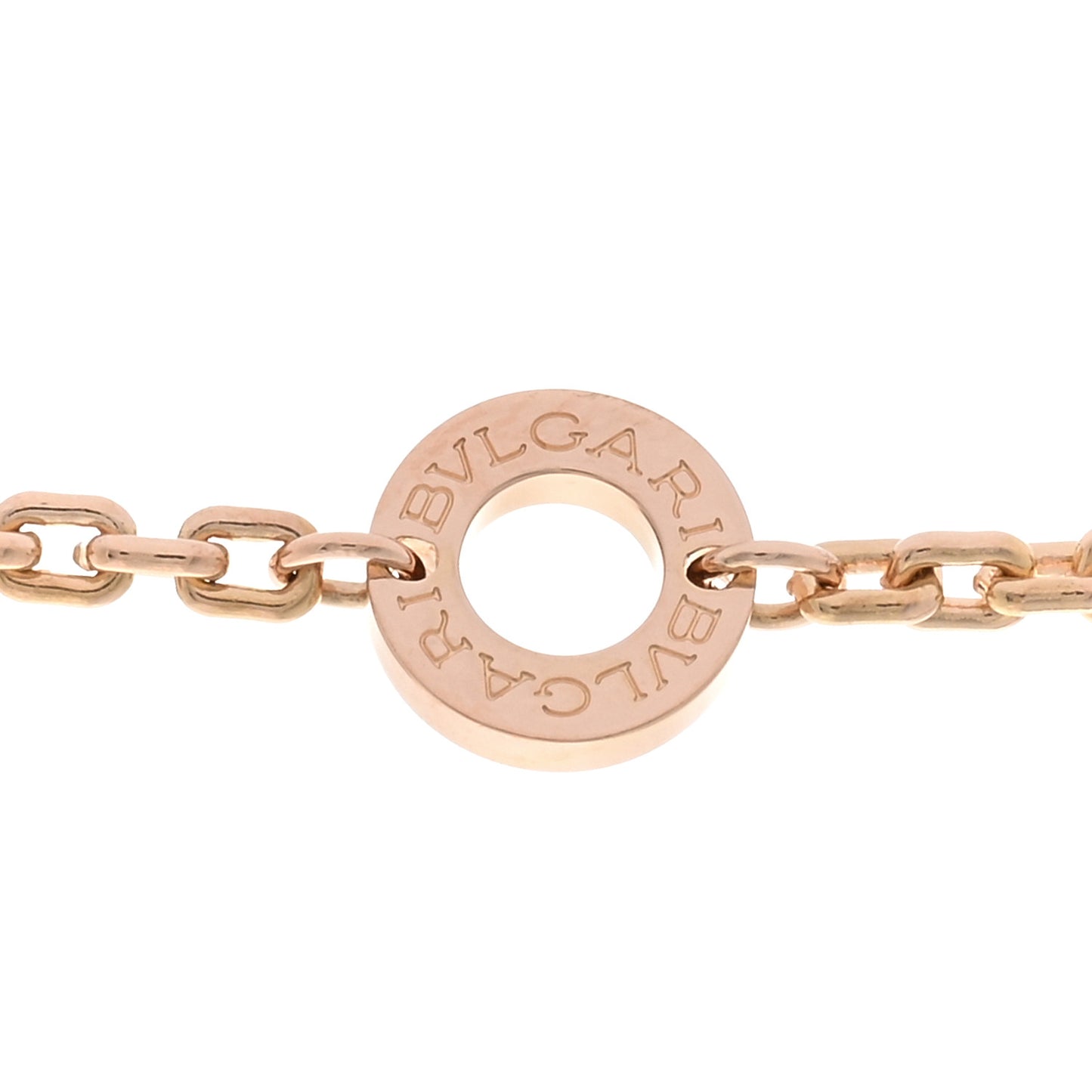18K Rose Gold Black Ceramic B.Zero1 Rock Pendant Necklace