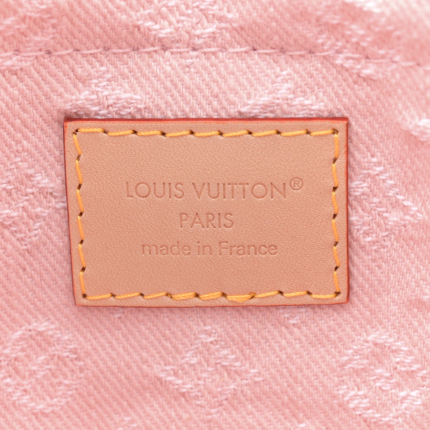Louis Vuitton Monogram Denim Sunset Washed Pink 6 of 9