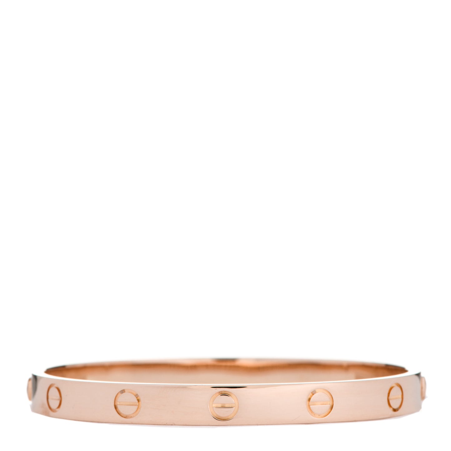 18K Pink Gold LOVE Bracelet 17