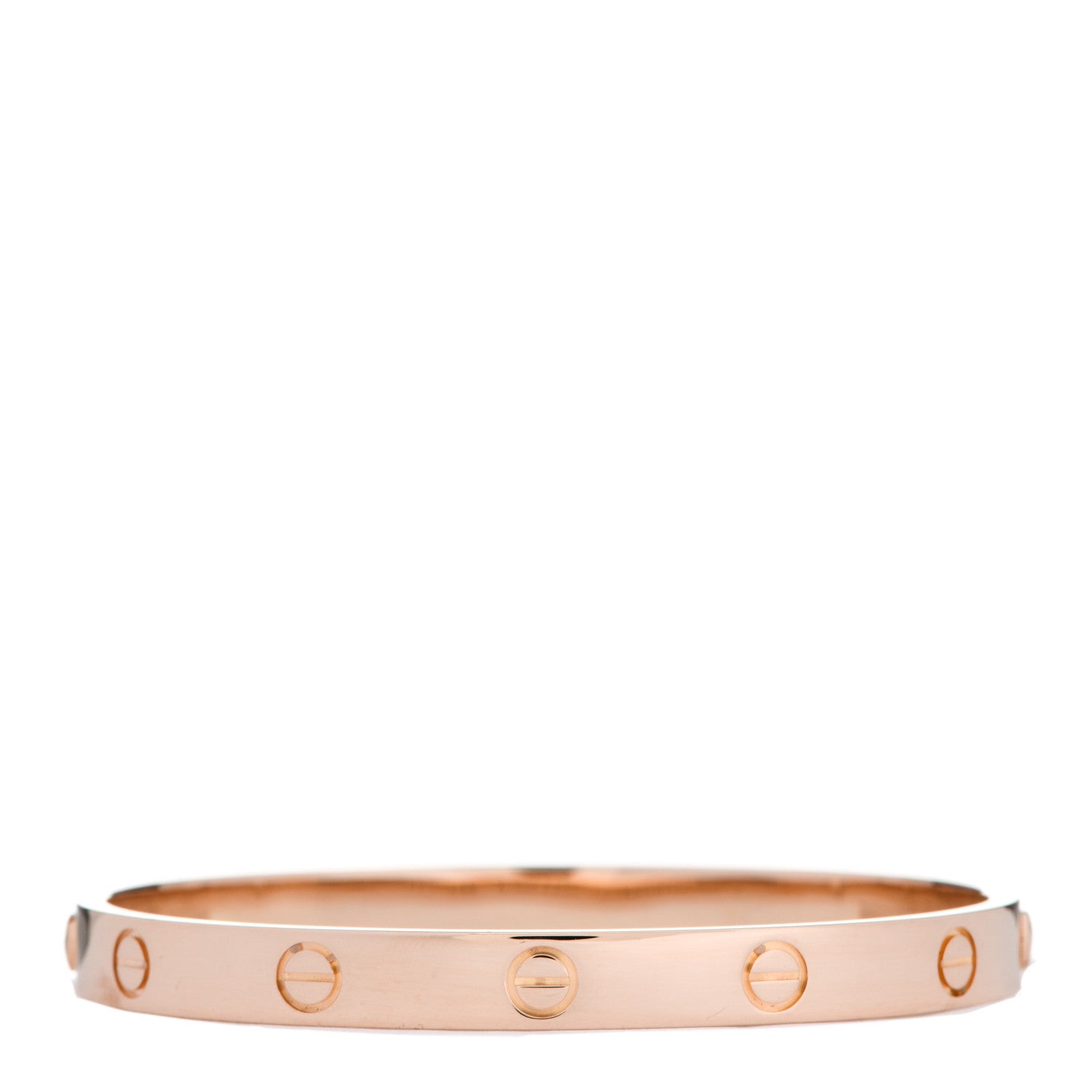 Cartier 18K Pink Gold LOVE Bracelet 17 2 of 5