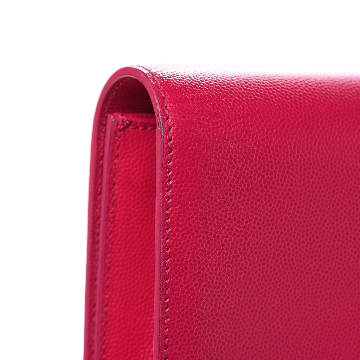 Saint Laurent Grain De Poudre Classic Monogram Cassandre Clutch Lipstick Fuchsia 10 of 13