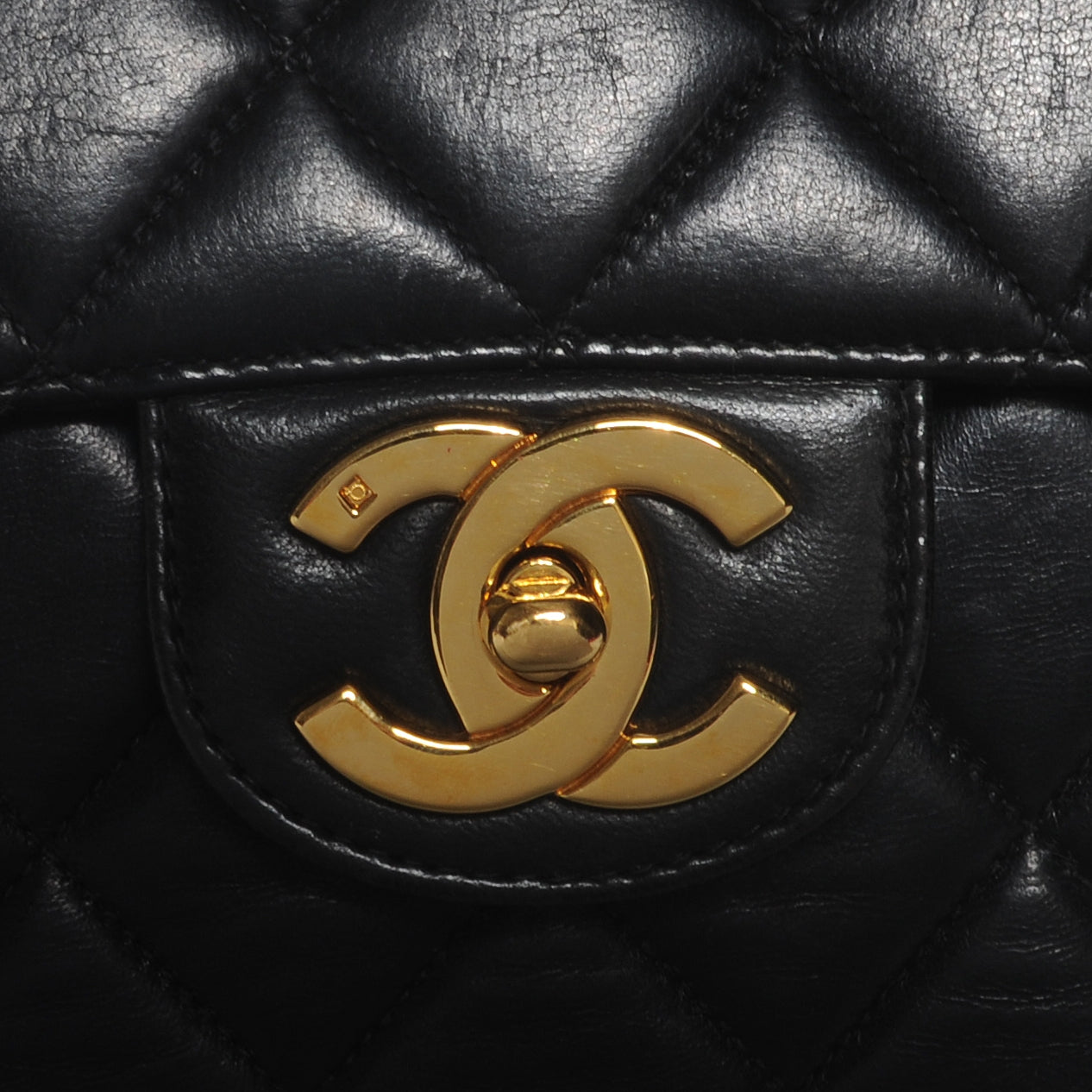Chanel Lambskin Jumbo Flap Black 6 of 10