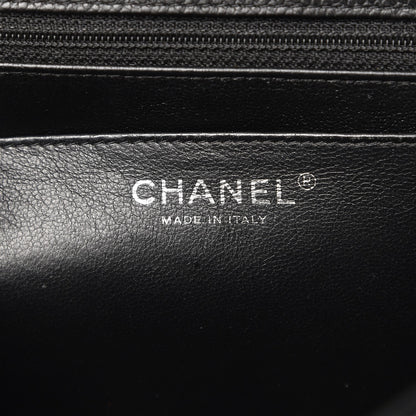 Chanel Caviar Quilted Jumbo Single Flap Black 7 of 9