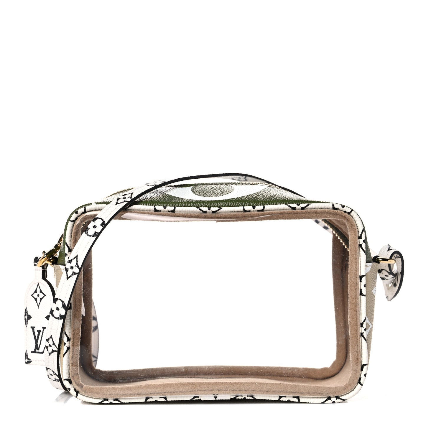 Monogram Giant Beach Pouch Kaki