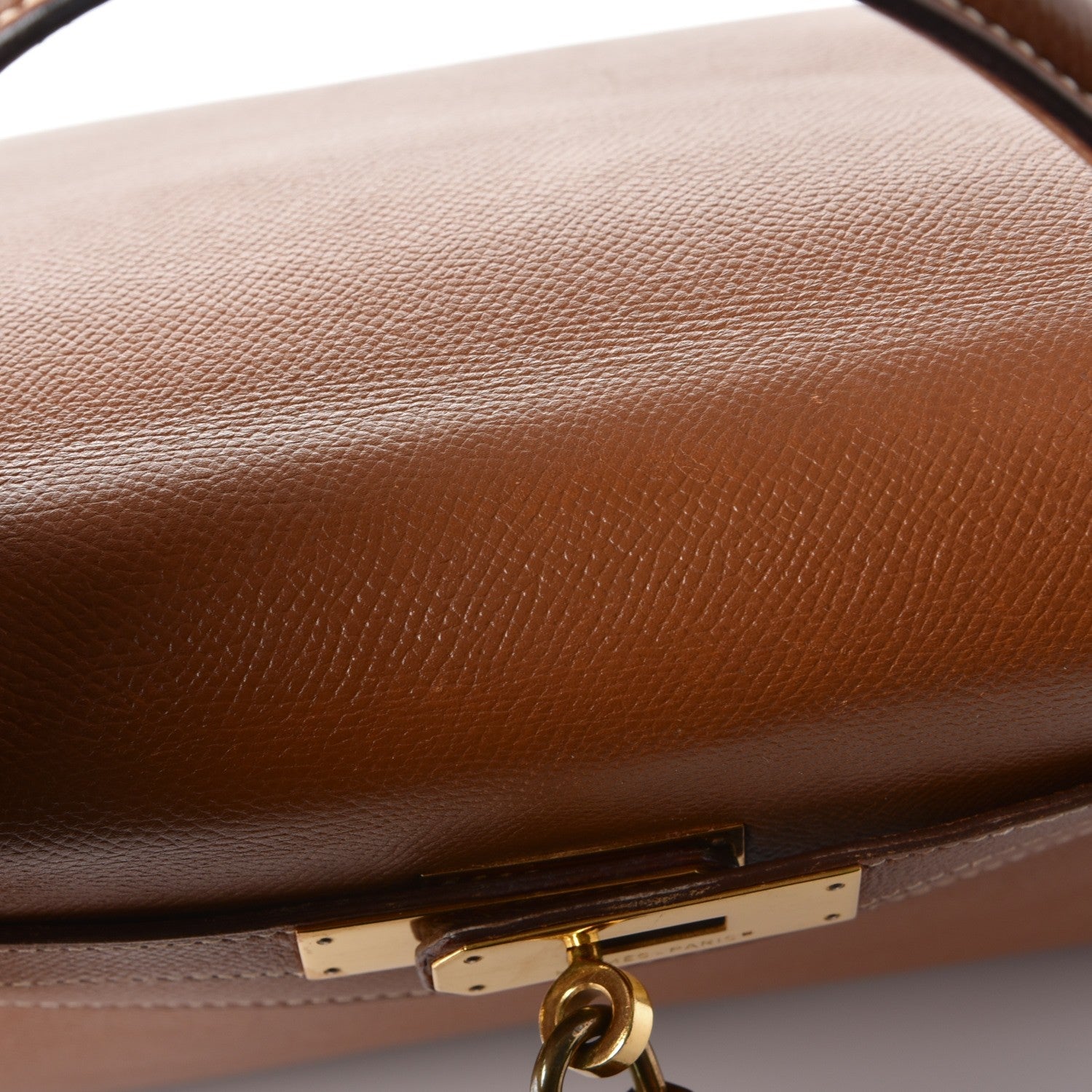 Hermes Courchevel Kelly Retourne 32 Gold 28 of 44