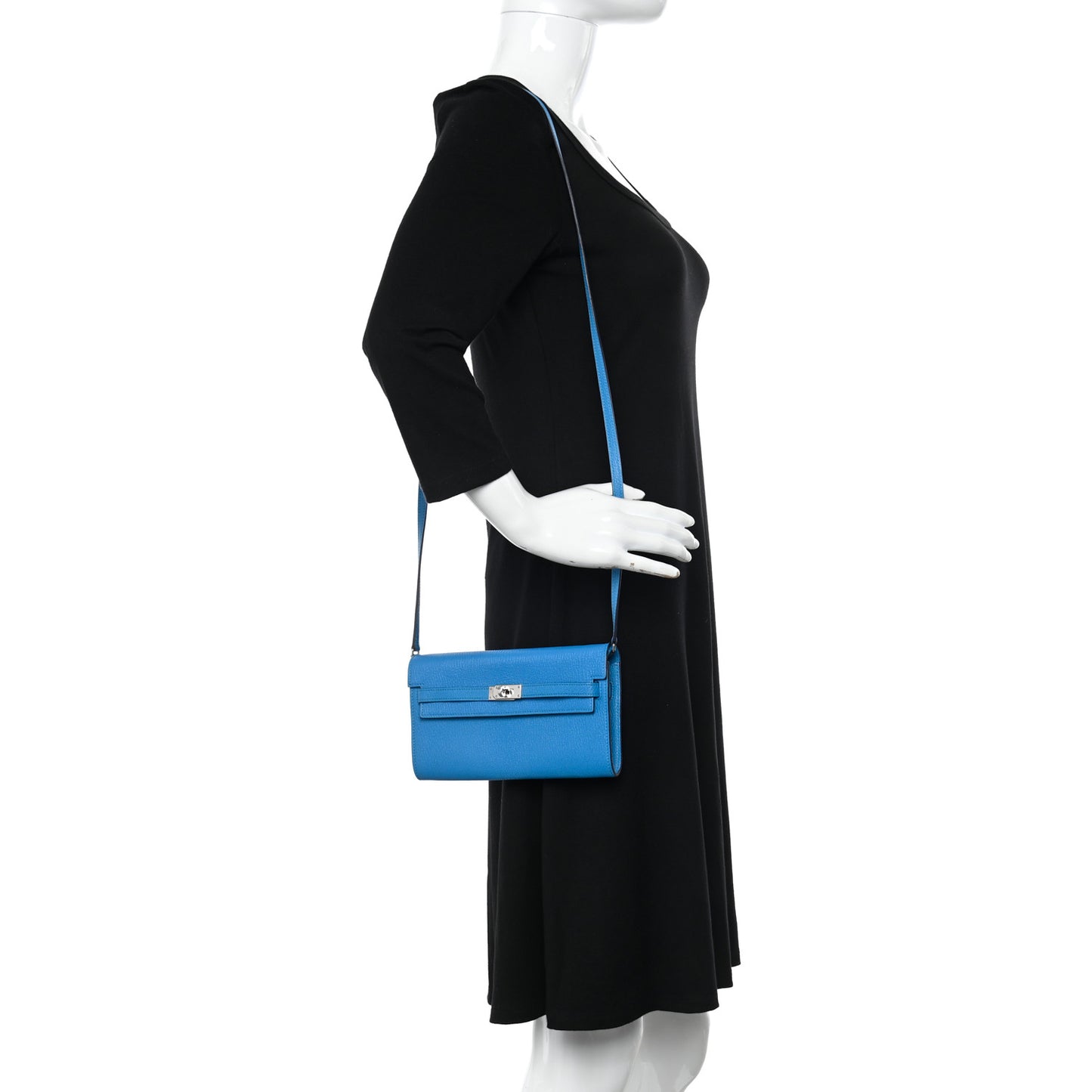 Chevre Mysore Kelly Wallet To Go Bleu Frida