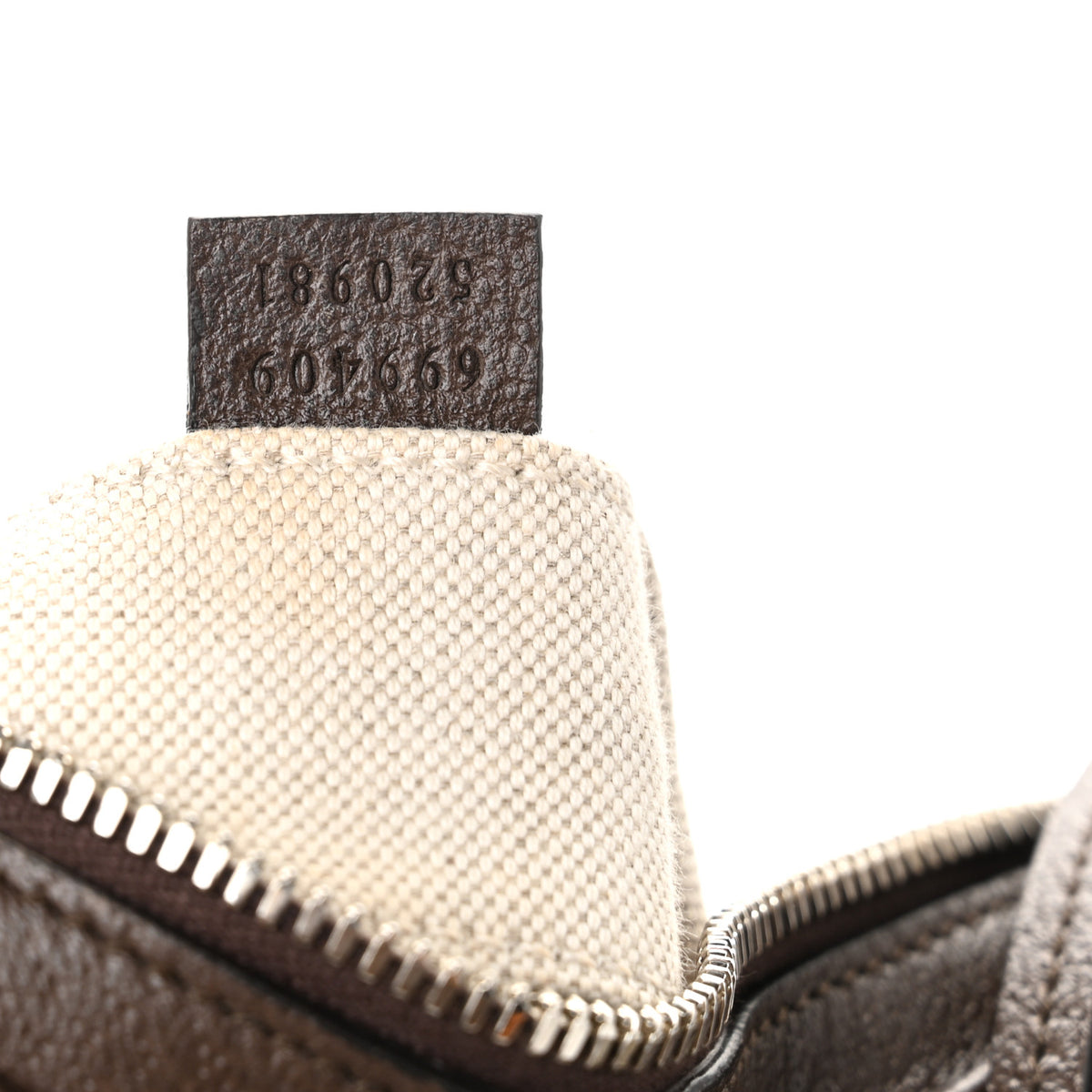 Gucci GG Supreme Monogram Textured Calfskin Web Small Attache Shoulder Bag Beige Ebony New Acero 6 of 9