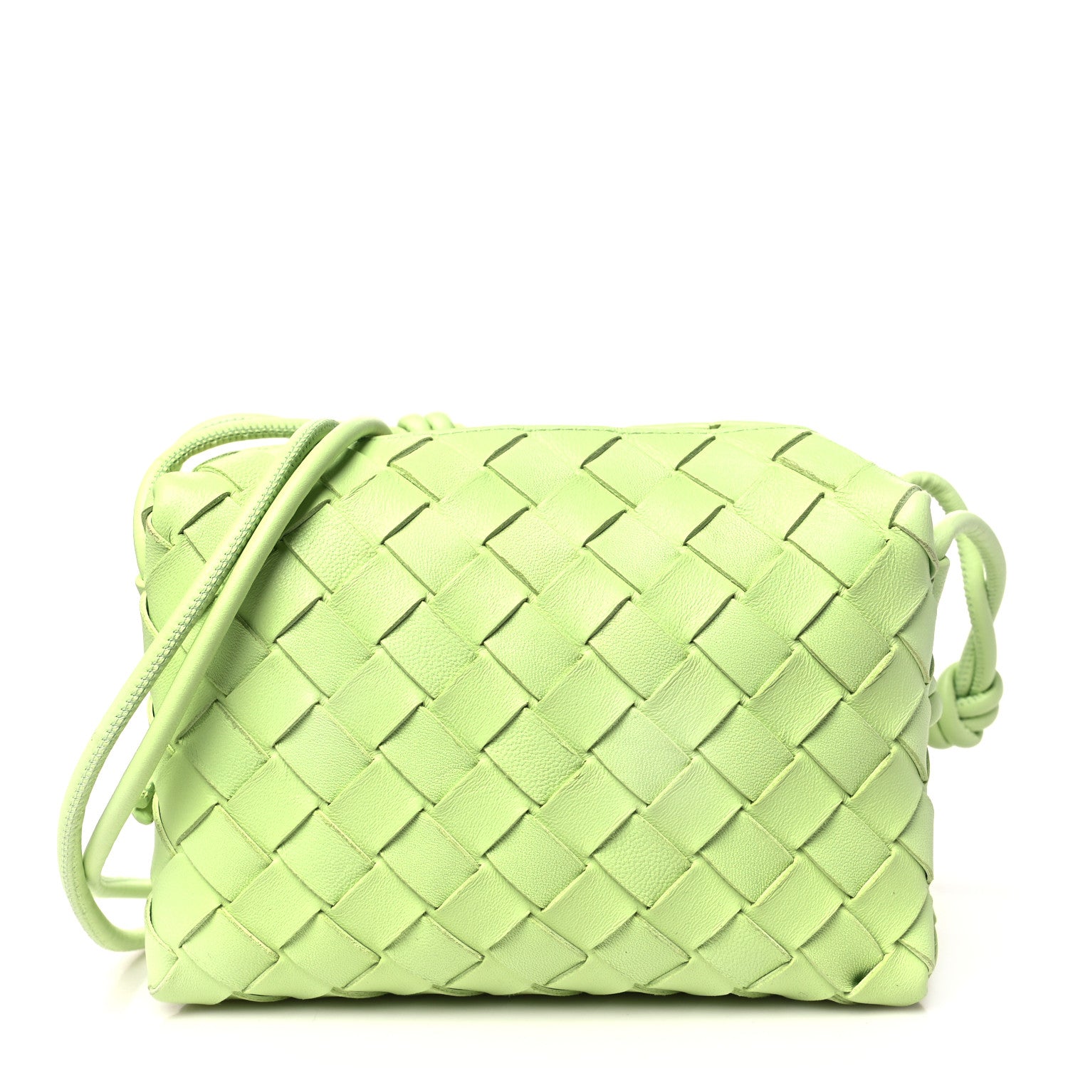 Bottega Veneta Nappa Intrecciato Mini Loop Camera Bag Fennel 1 of 9