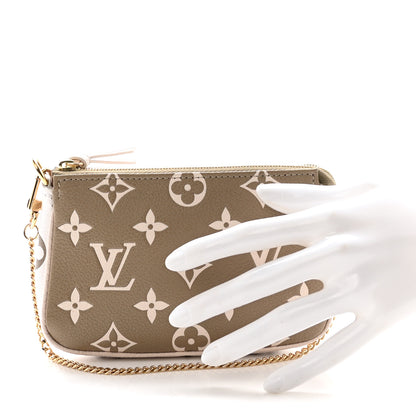 Louis Vuitton Empreinte Spring in the City Mini Pochette Accessories Kaki Beige Cream 2 of 6