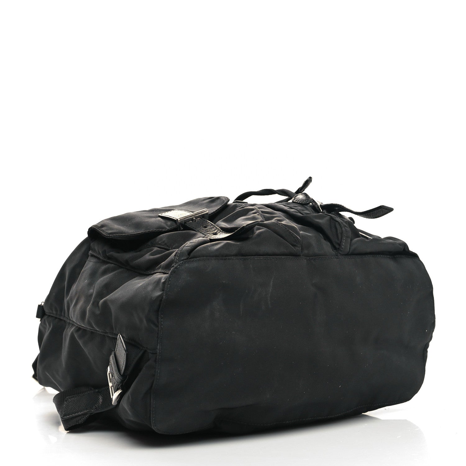 Prada Nylon Vela Medium Backpack Black 4 of 9