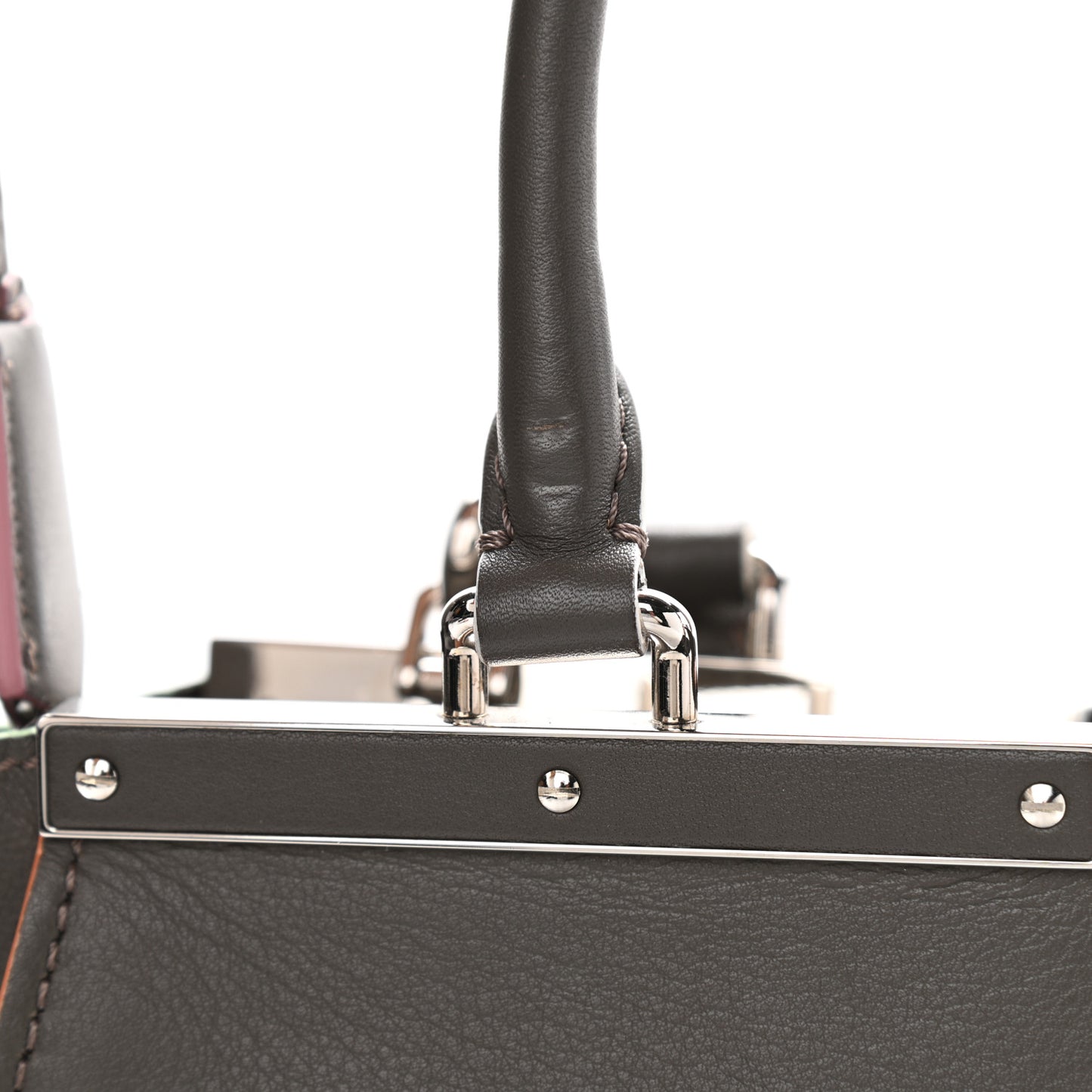Vitello Dolce Century Petite 3Jours Tote Carbone