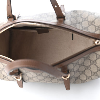 Gucci GG Supreme Monogram Margaux Calfskin Medium Nice Boston Beige Ebony Acero 5 of 12