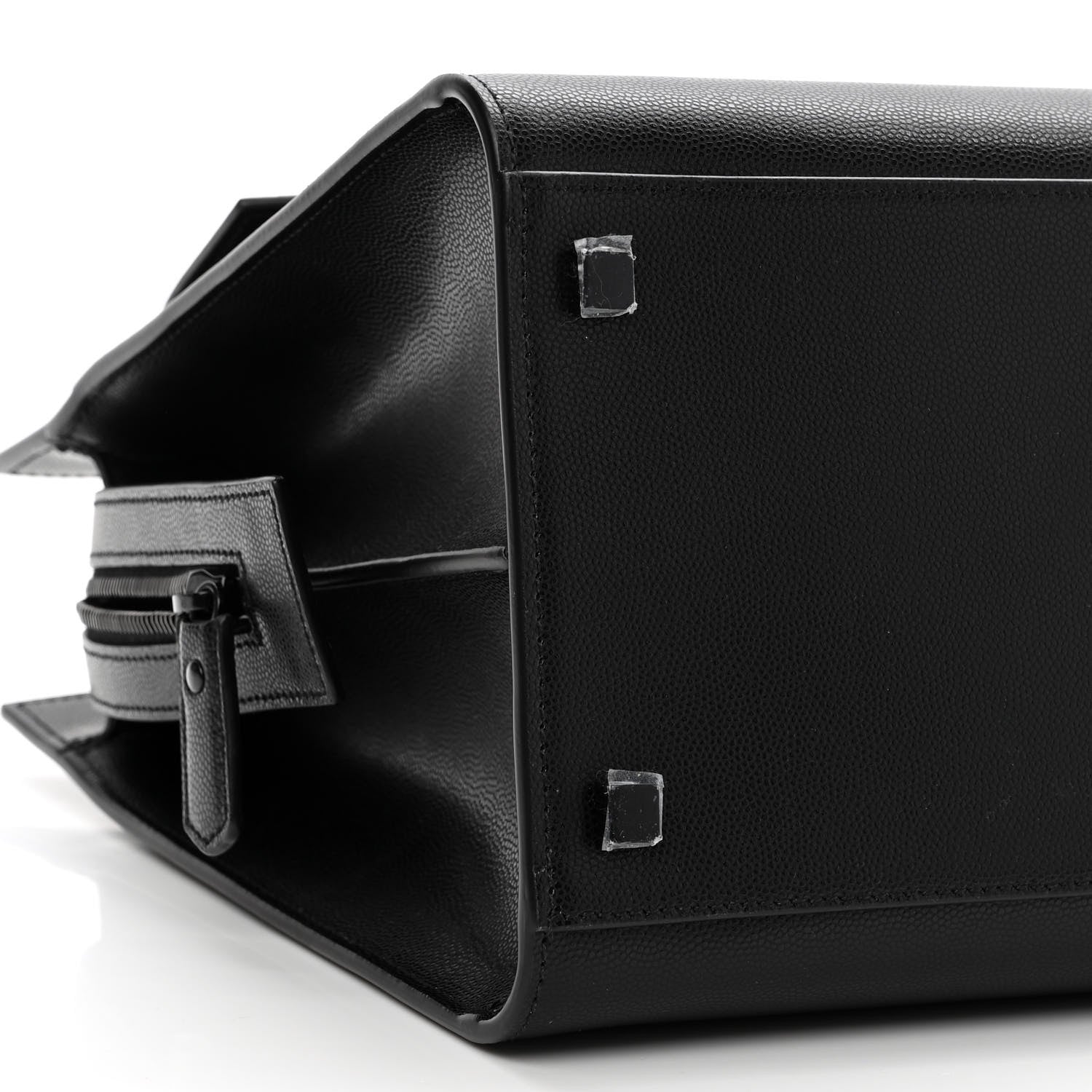 Saint Laurent Grain De Poudre Medium Uptown Tote Black 10 of 11