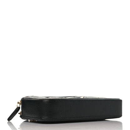 Chanel Caviar Quilted CC Filigree Clutch With Chain Black 4 of 11