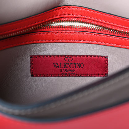 Valentino Garavani Nappa Rockstud Wristlet Clutch Deep Orange 6 of 7