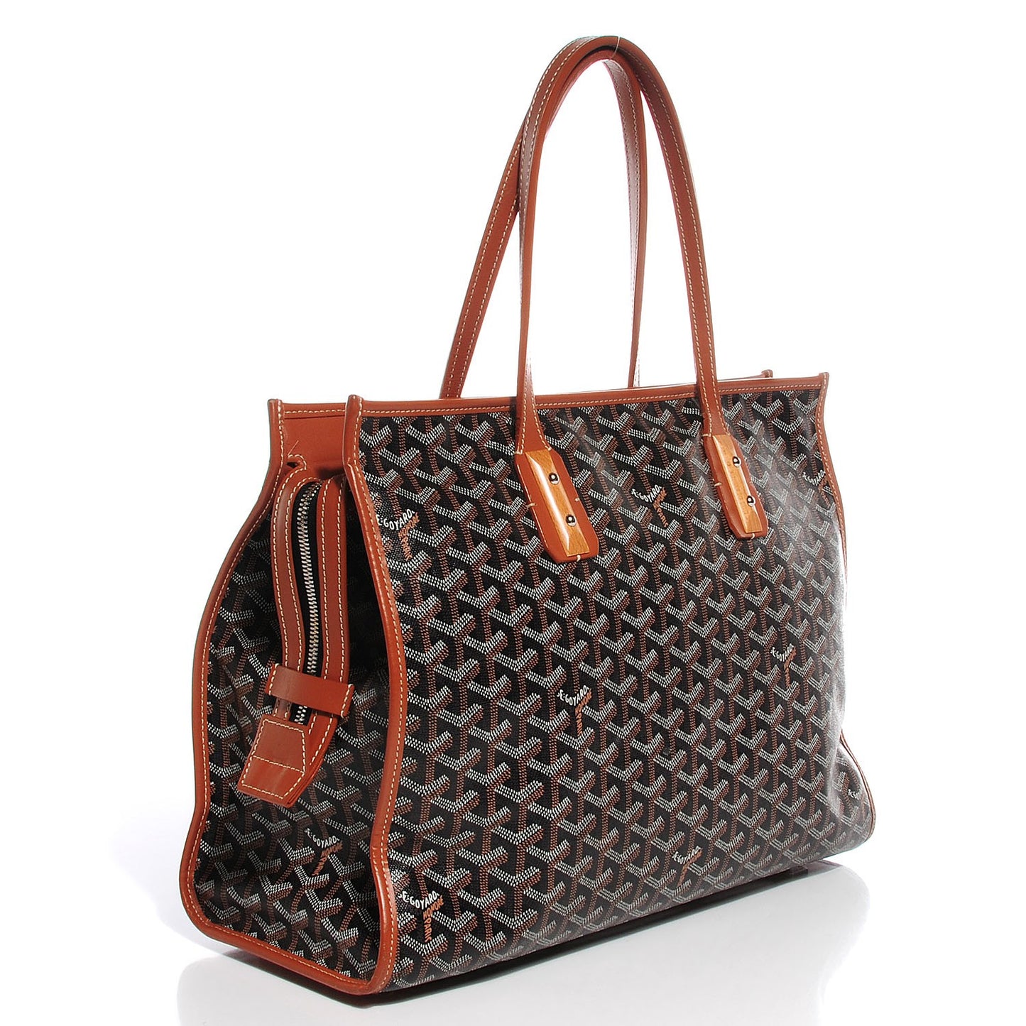 Goyardine Marquises Tote Black