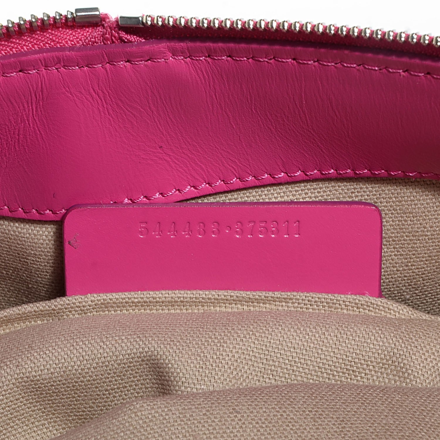 Alexander McQueen Leather Printed Leopard Padlock Skull Clutch Pink 7 of 8