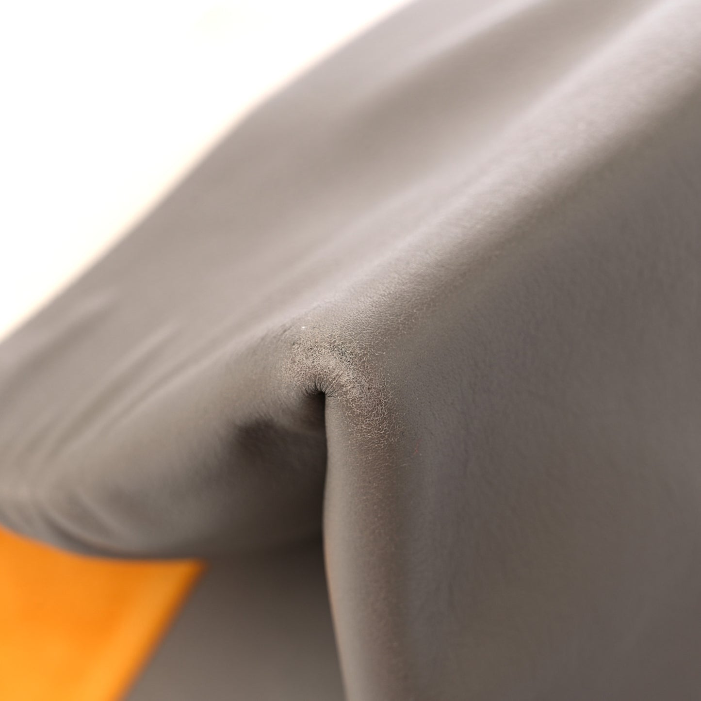 Smooth Calfskin Tri-Color All Soft Shoulder Bag White