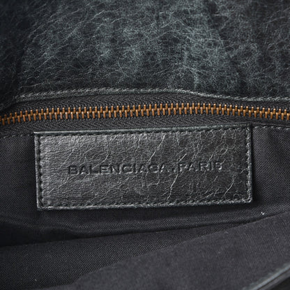 Balenciaga Agneau Folk Messenger Black 6 of 8